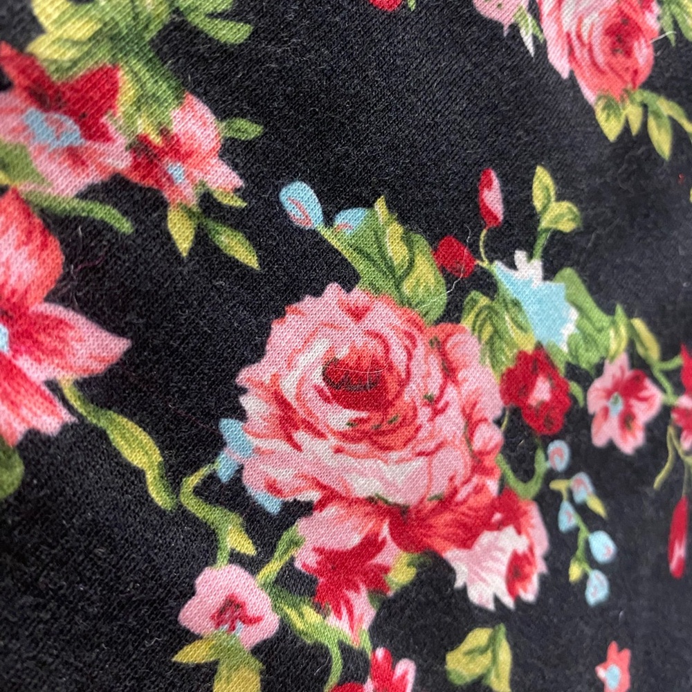 Floral Patterned Fabric wrap with matching hat